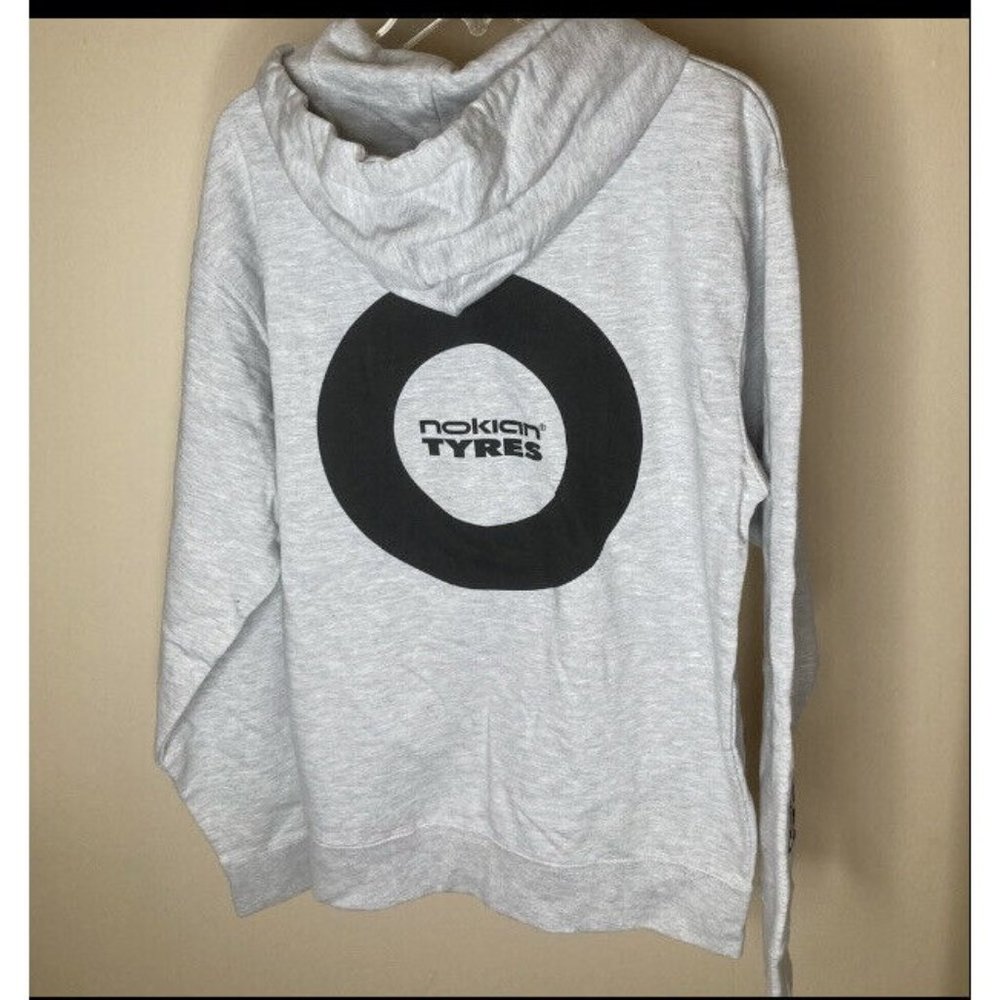 Nokian Tyres Hoodie Gray Size Medium